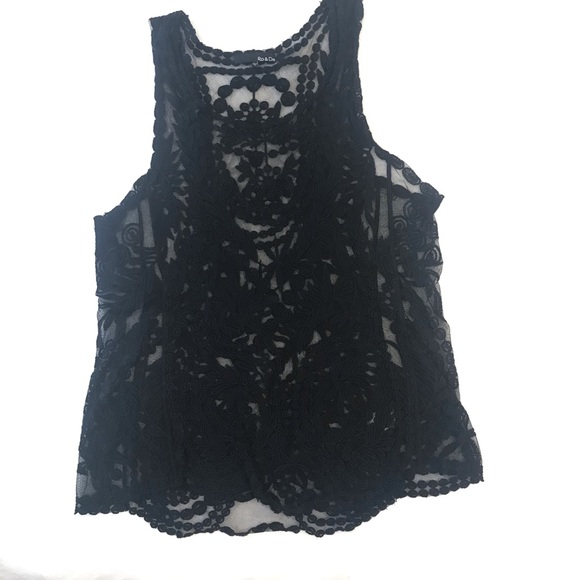 Ro & De Tops - Ro & De - Lace Tank